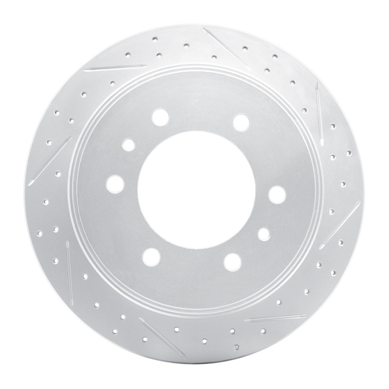 DFC 15-26 Ford Transit-250 Rear Right Drilled & Slotted Geoperformance Rotor