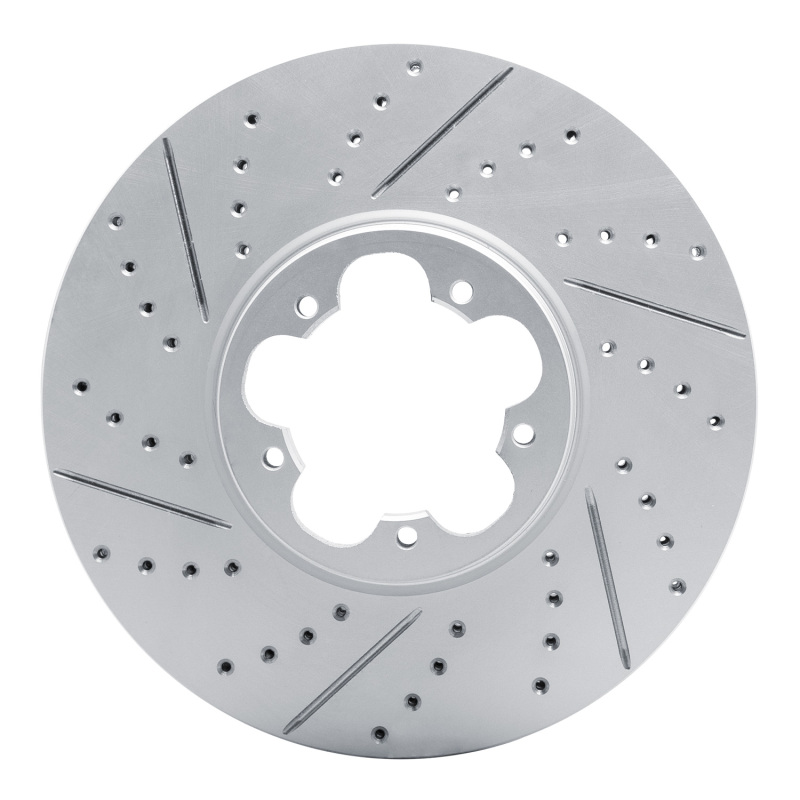 DFC 14-19 Ford Transit (Mexico) Front Left Drilled & Slotted Geoperformance Rotor