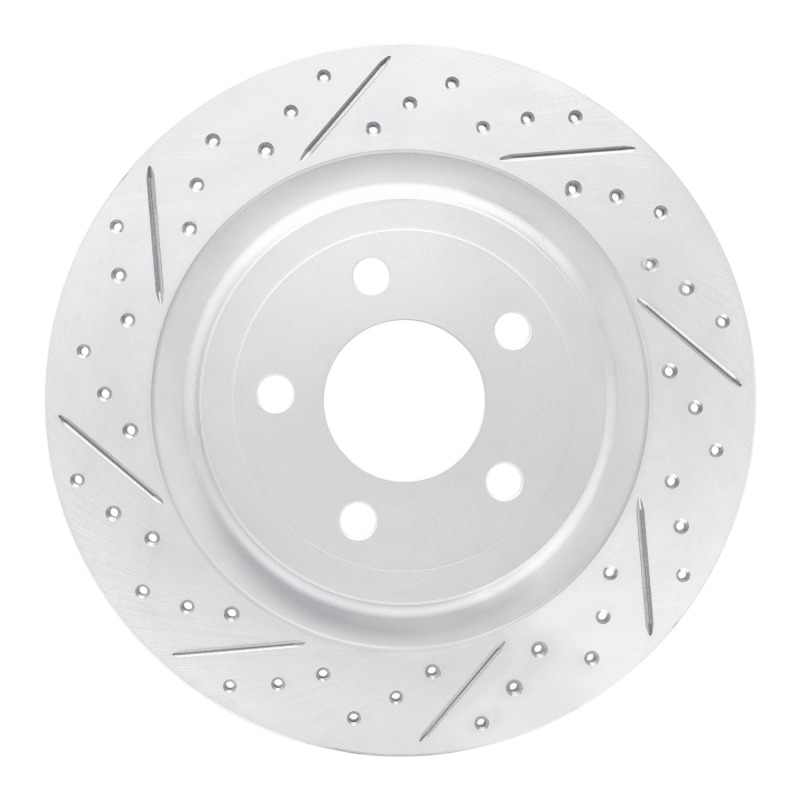 DFC 20-26 Ford Mustang Rear Left Drilled & Slotted Geoperformance Rotor