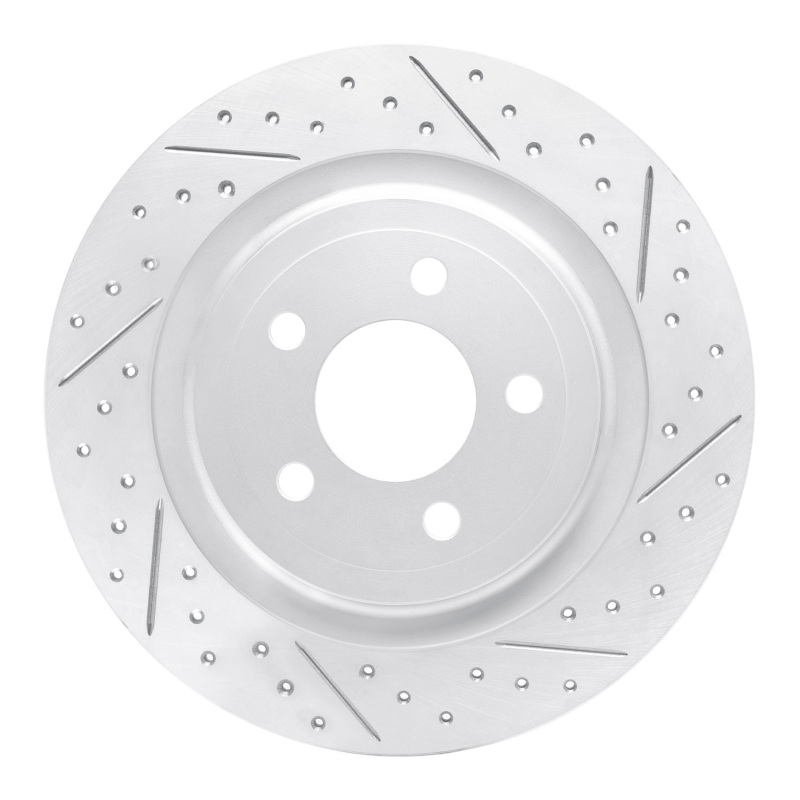 DFC 20-26 Ford Mustang Rear Right Drilled & Slotted Geoperformance Rotor