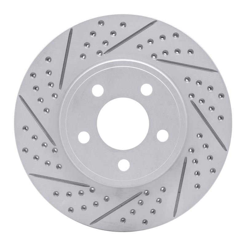 DFC 03-11 Ford Crown Victoria Front Left Drilled & Slotted Geoperformance Rotor