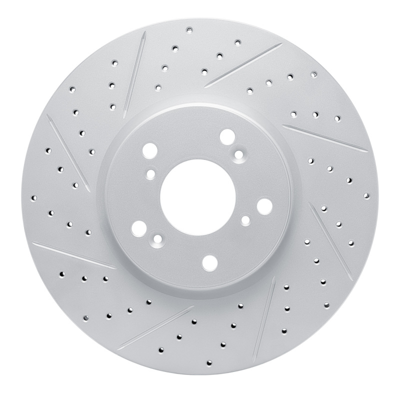 DFC 04-08 Acura Tl Front Left Drilled & Slotted Geoperformance Rotor