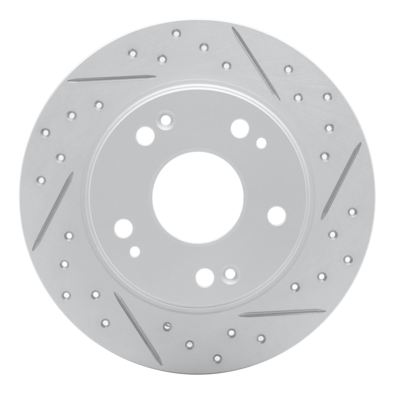 DFC 03-08 Acura Tsx Rear Right Drilled & Slotted Geoperformance Rotor