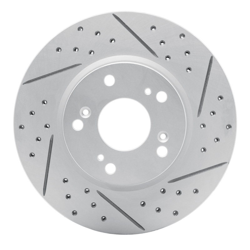 DFC 03-17 Acura Ilx Front Right Drilled & Slotted Geoperformance Rotor