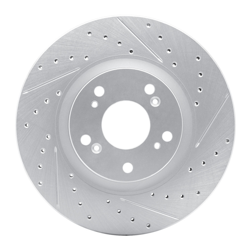 DFC 02-15 Acura Csx Front Right Drilled & Slotted Geoperformance Rotor