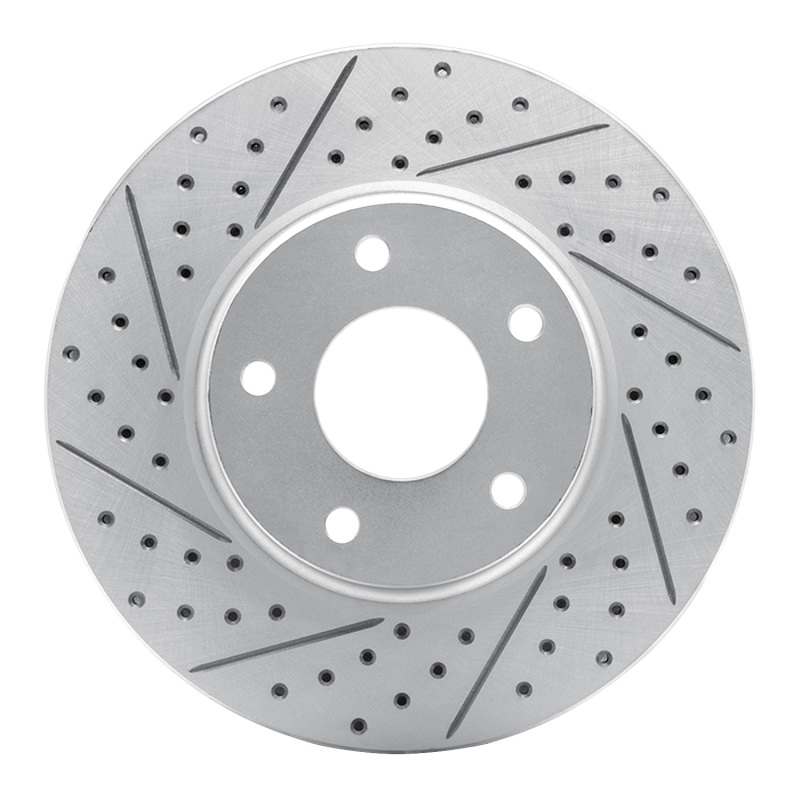 DFC 02-17 Infiniti Q45 Front Left Drilled & Slotted Geoperformance Rotor