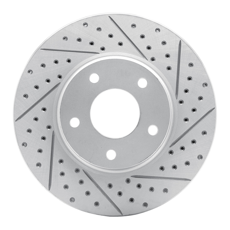 DFC 02-17 Infiniti M45 Front Right Drilled & Slotted Geoperformance Rotor
