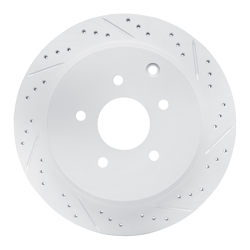 DFC 03-24 Infiniti M37 Rear Right Drilled & Slotted Geoperformance Rotor