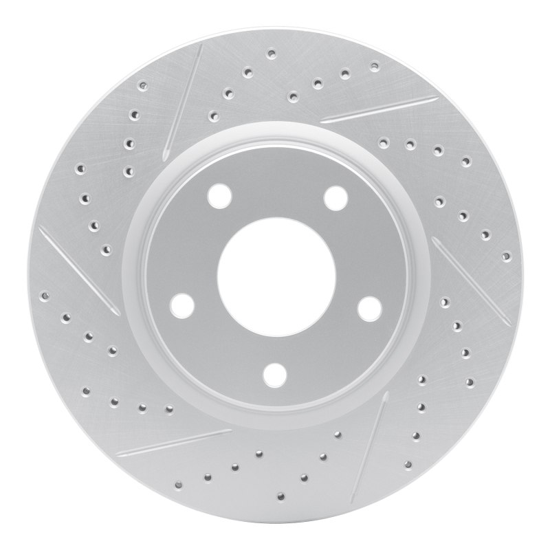 DFC 03-05 Infiniti G35 Front Left Drilled & Slotted Geoperformance Rotor