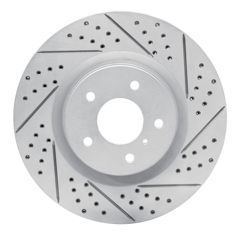 DFC 03-08 Infiniti G35 Front Right Drilled & Slotted Geoperformance Rotor