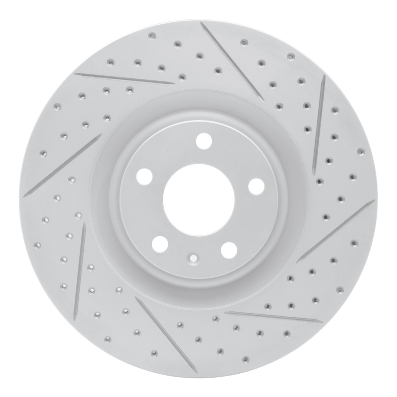 DFC 04-09 Audi S4 Front Right Drilled & Slotted Geoperformance Rotor