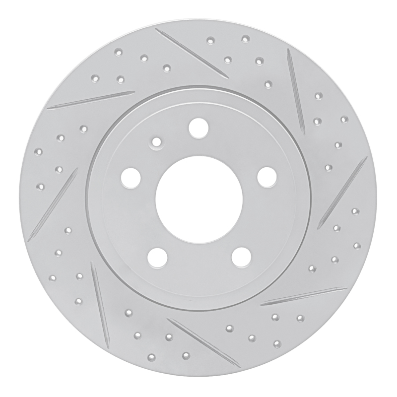 DFC 00-09 Audi A4 Quattro Rear Right Drilled & Slotted Geoperformance Rotor