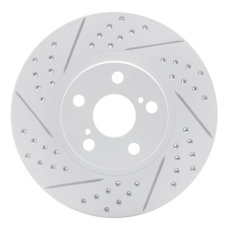 DFC 00-10 Pontiac Vibe Front Left Drilled & Slotted Geoperformance Rotor