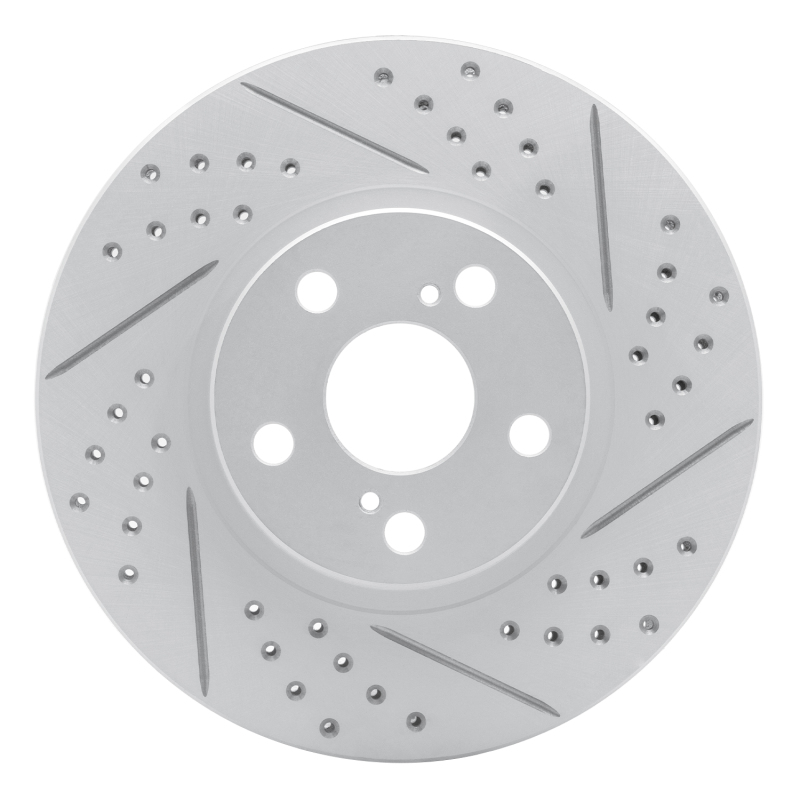 DFC 00-10 Pontiac Vibe Front Right Drilled & Slotted Geoperformance Rotor