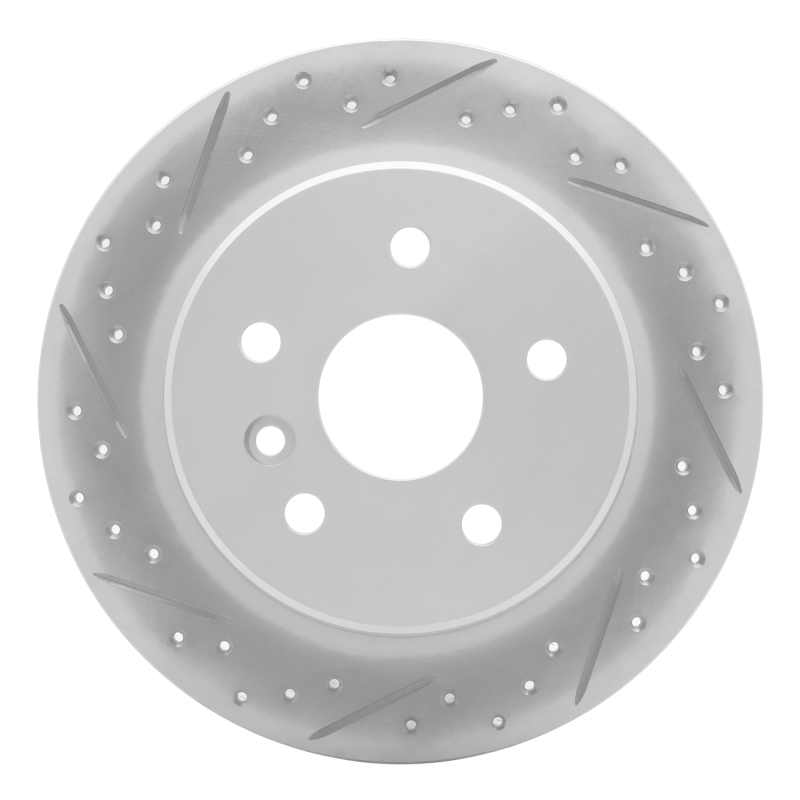 DFC 00-04 Toyota Avalon Rear Left Drilled & Slotted Geoperformance Rotor