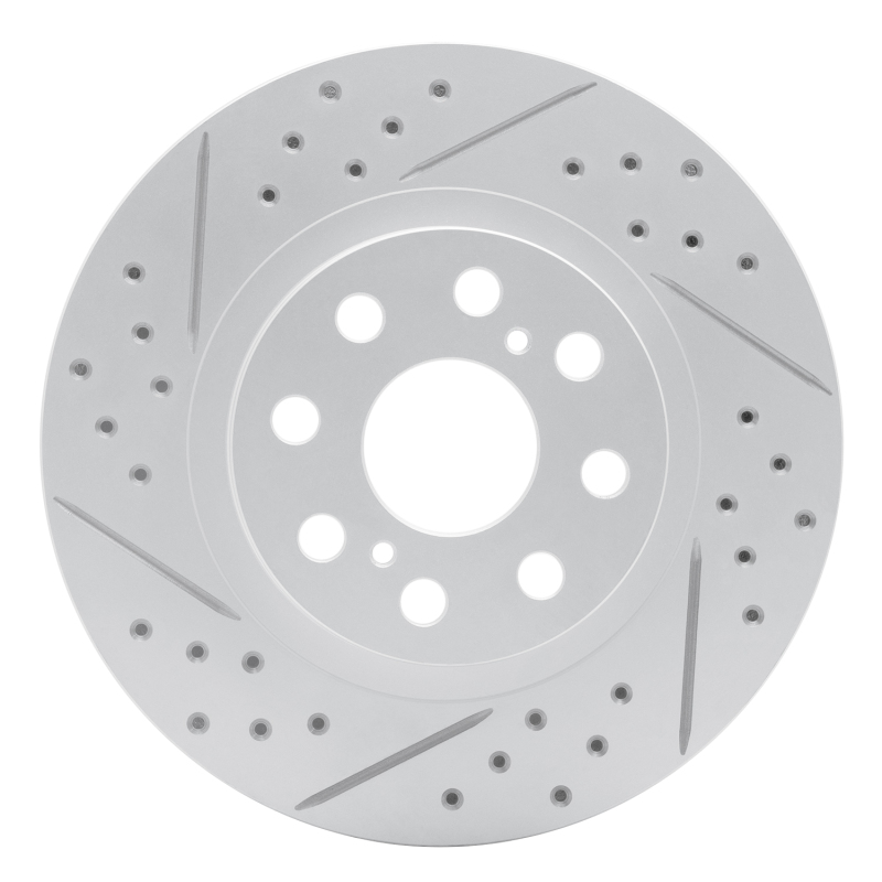 DFC 00-05 Toyota Mr2 Spyder Rear Left Drilled & Slotted Geoperformance Rotor