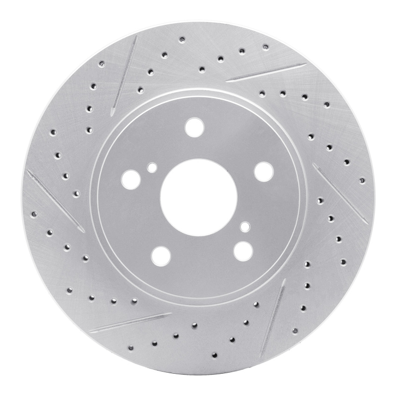 DFC 02-15 Lexus Is250 Front Left Drilled & Slotted Geoperformance Rotor