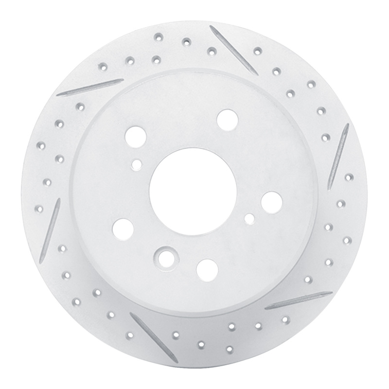 DFC 02-08 Lexus Es330 Rear Right Drilled & Slotted Geoperformance Rotor