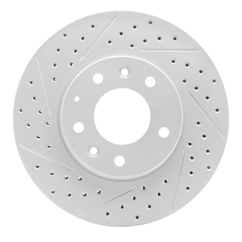 DFC 03-05 Mazda 6 Front Left Drilled & Slotted Geoperformance Rotor
