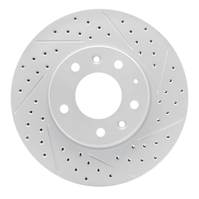 DFC 03-05 Mazda 6 Front Right Drilled & Slotted Geoperformance Rotor